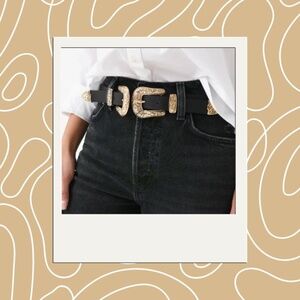 Bri Bri Belt in Gold